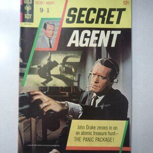Rare Vintage "Secret Agent" Issue #1 - Published in 1966 by Gold Key